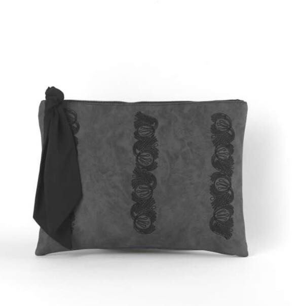 Evil eye clutch