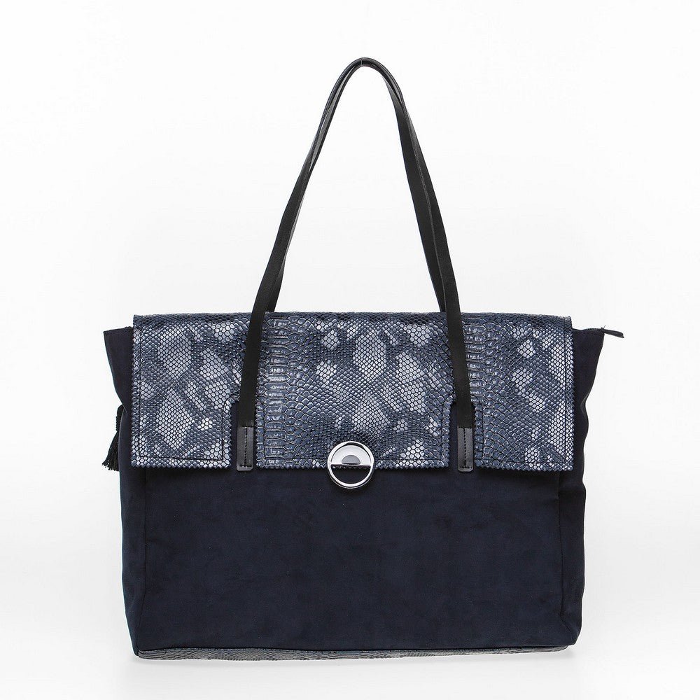 Blue Crocodile tote