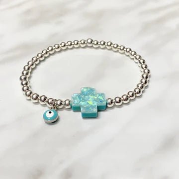 OPALIZED CROSS 2 BRACELETS