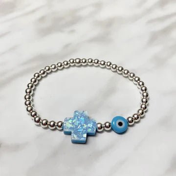 OPALIZED CROSS 2 BRACELETS