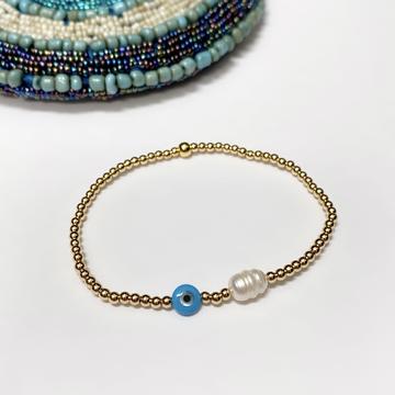 SANTORINI PEARLY EYES BRACELETS