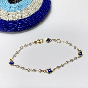 SANTORINI PEARLY EYES BRACELETS