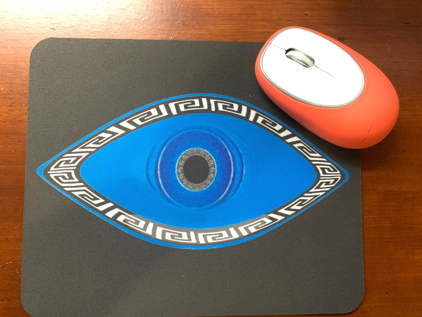 Evil eye mouse pad