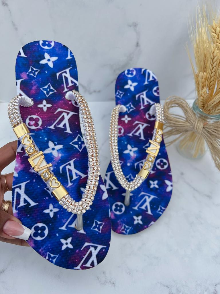 Sapphire flip flops