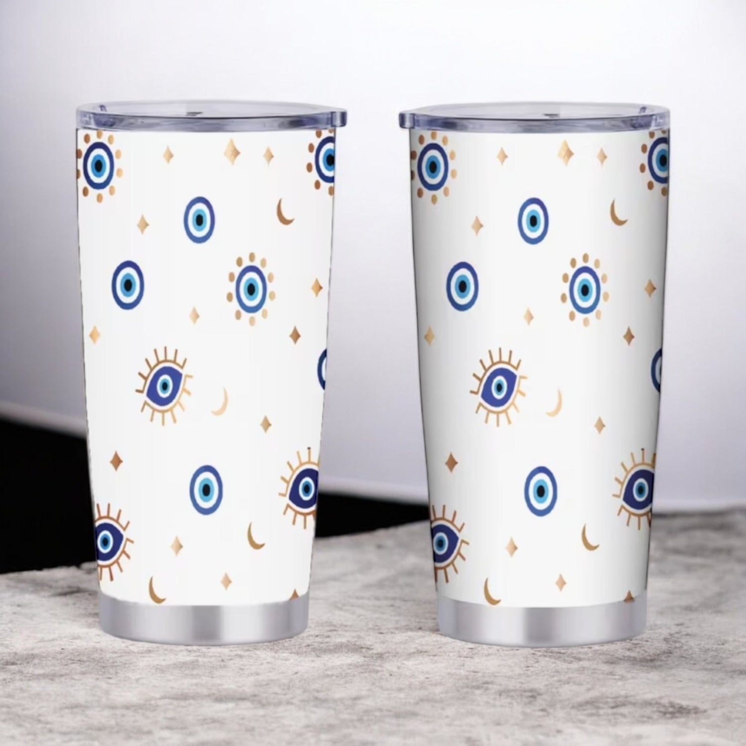 Evil eye thermal tumblers