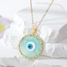 Load image into Gallery viewer, CELESTE EVIL EYE NECKLACE