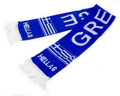 Greece knitted scarf