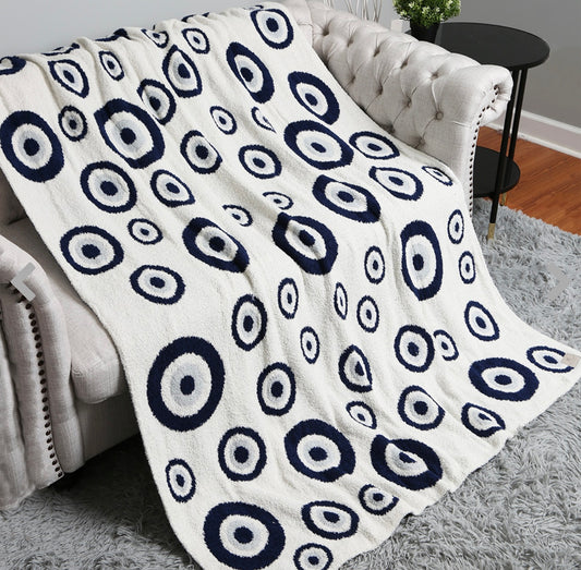 Evil eye blanket