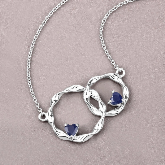Anthi blue sapphire necklace