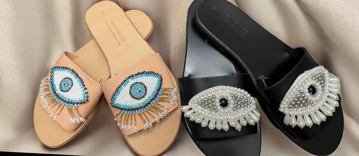 Vanessa evil eye sandals