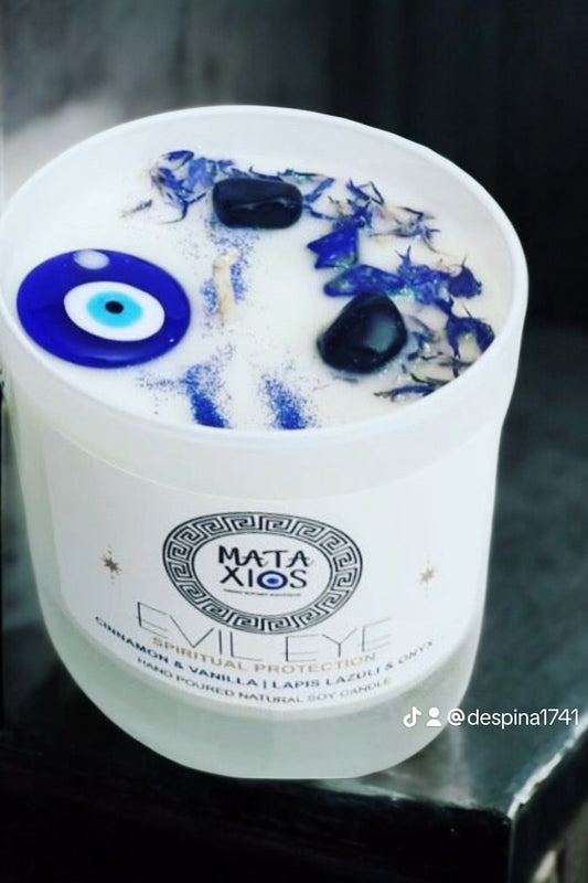 Luxury evil eye candles