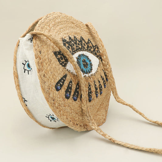 Mataki crossbody round bag