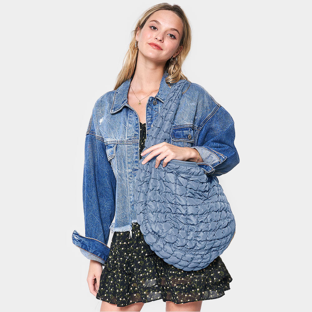 Quilted Puffer Shoulder bags