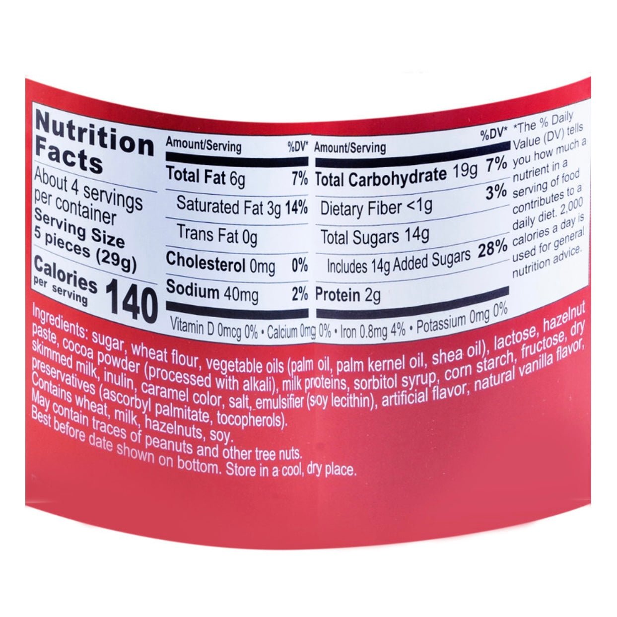 PAPADOPOULOS CAPRICE WAFER ROLLS WITH PRALINE FILLING 115G TIN