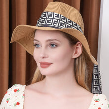 Load image into Gallery viewer, Santorini straw hat