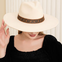 Load image into Gallery viewer, Patterned Band Fedora Panama Hat