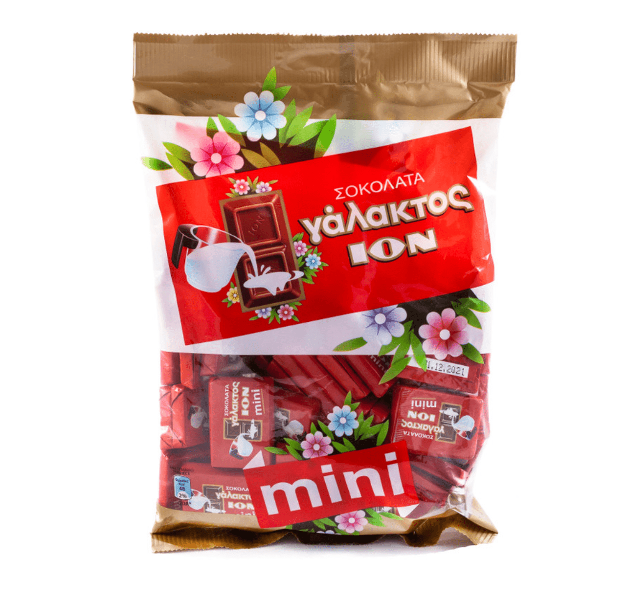 Ion Mini Chocolate Bars 400g Bag