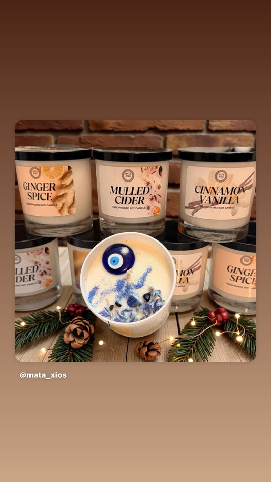 Luxury evil eye candles