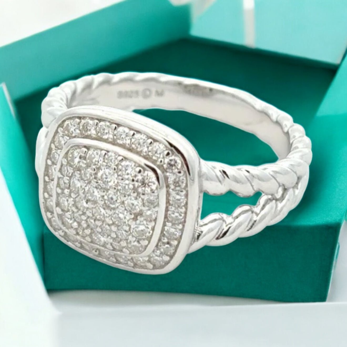 Luxury sterling silver rings