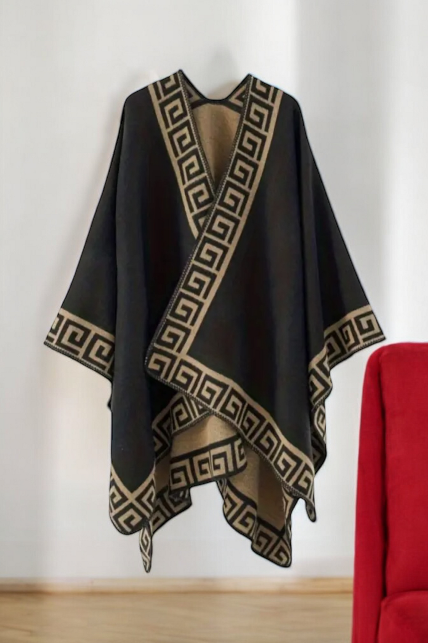 Greek key shawls