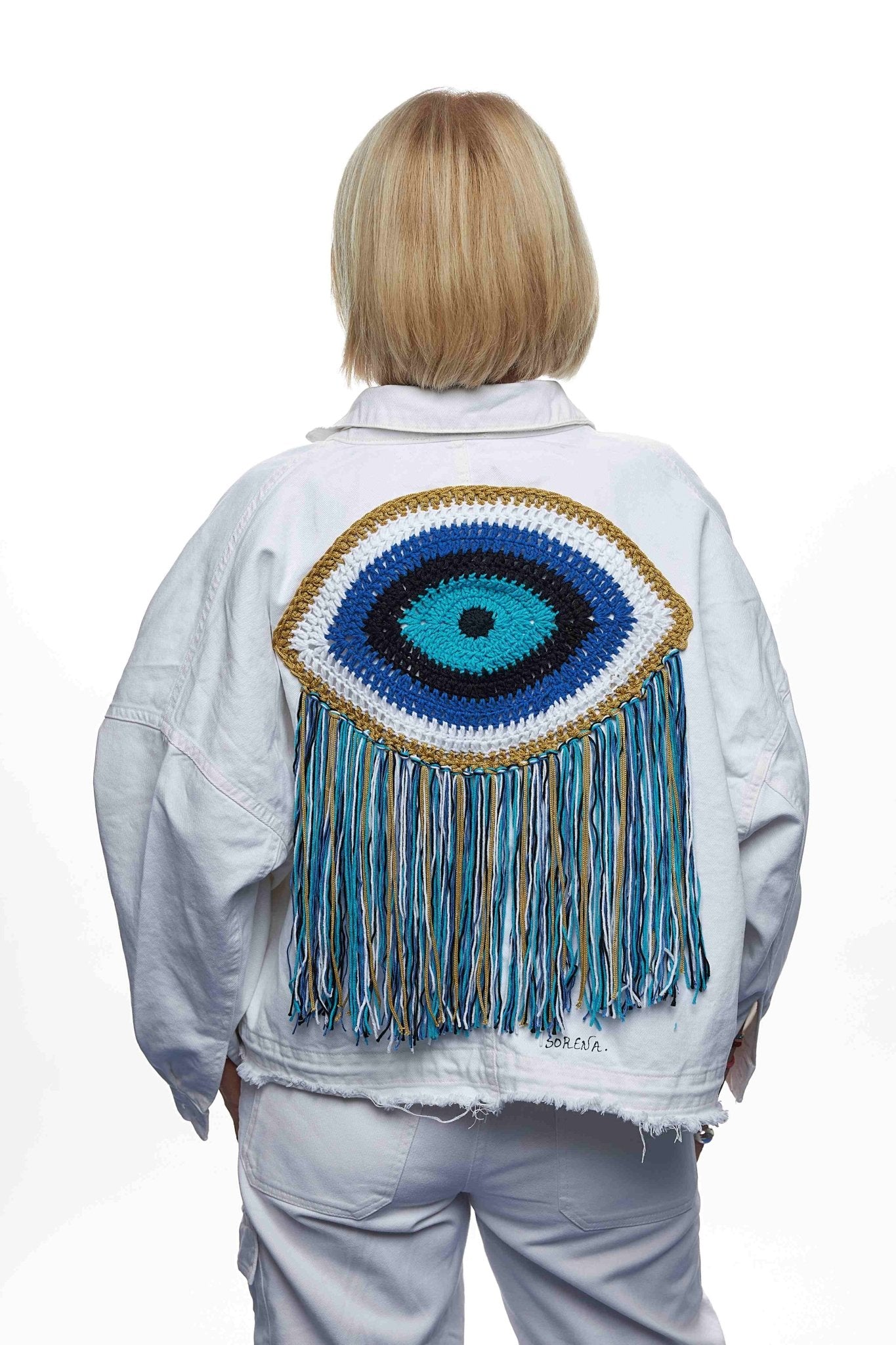 Santorini hand painted jackets