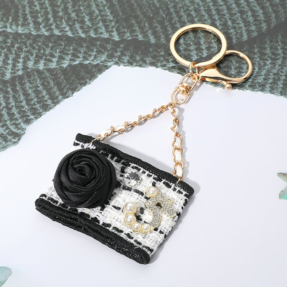 Embellished Handbag Keychain / Bag Charm