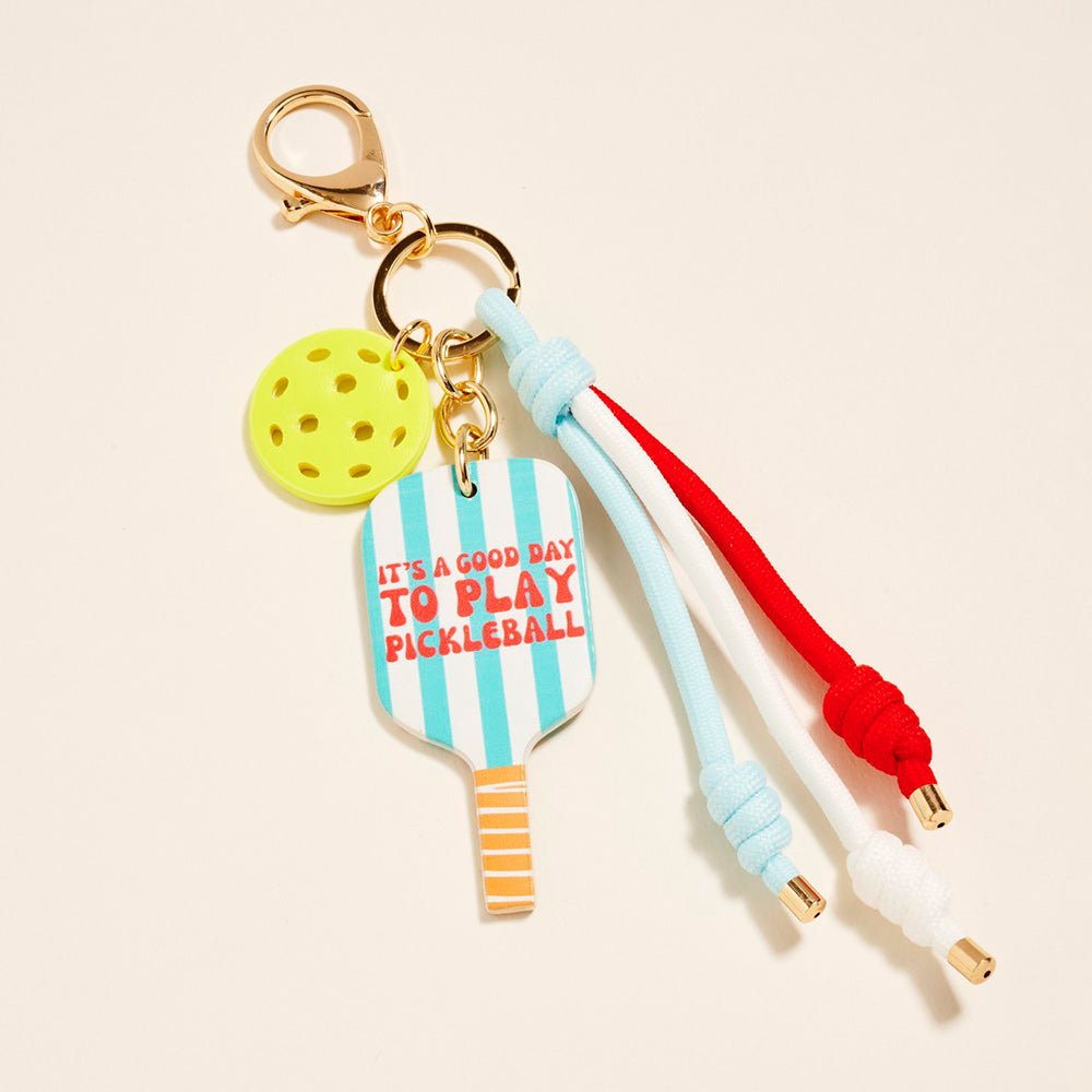 Pickleball bag charms/key chains