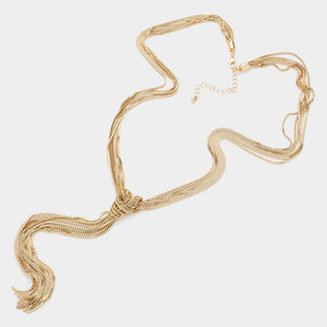 Athena Tassel necklace