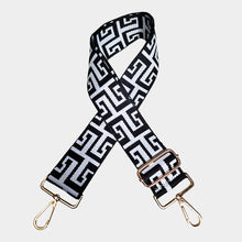 Load image into Gallery viewer, Greek patterned handbag straps