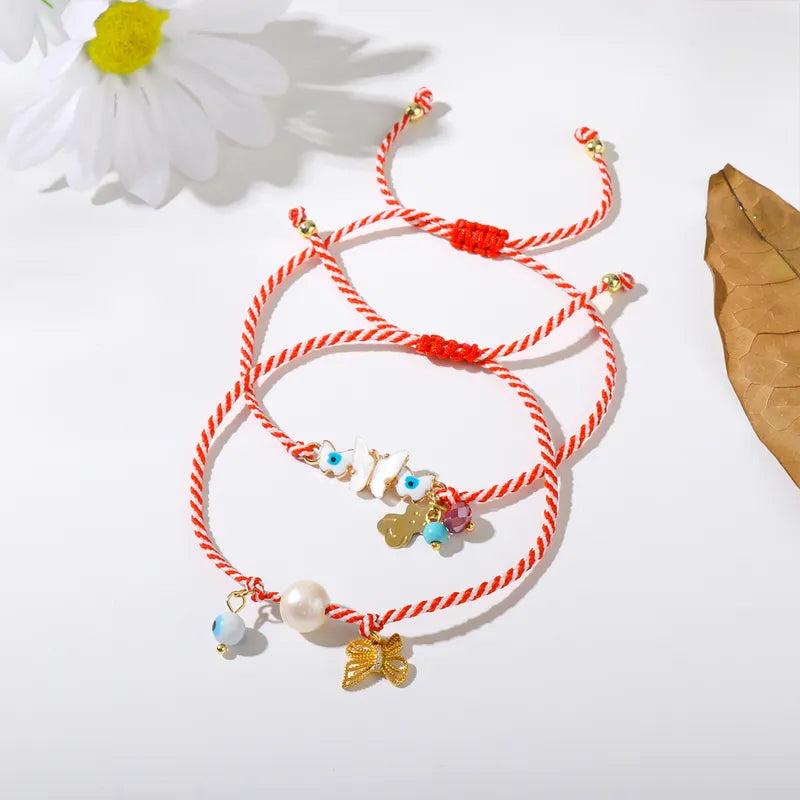 Butterflies march bracelets