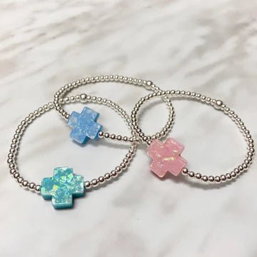 OPALIZED CROSS BRACELETS(pre-order)