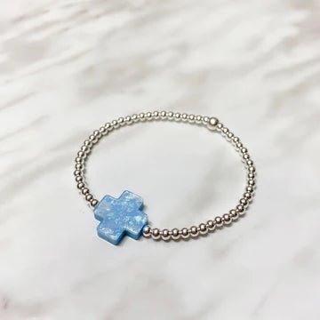 OPALIZED CROSS BRACELETS(pre-order)