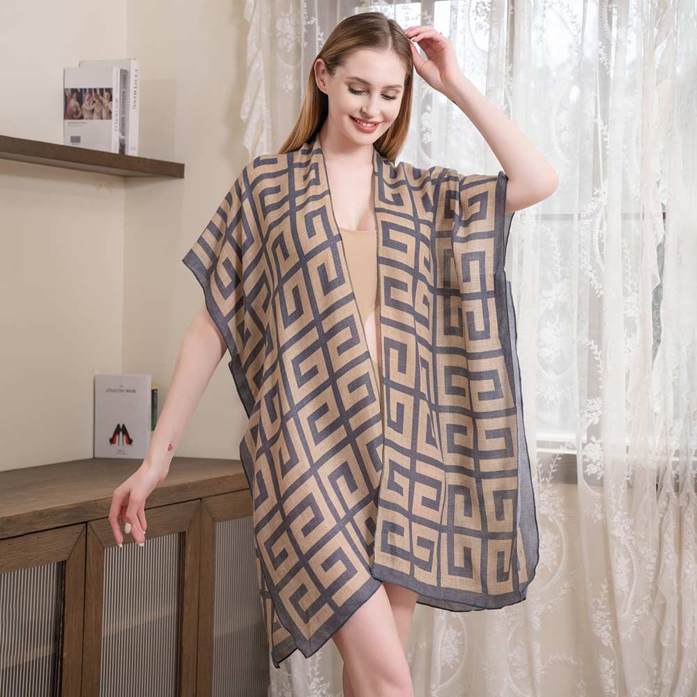 Abstract design Cover Up Poncho