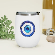 Load image into Gallery viewer, Evil eye wine tumbler