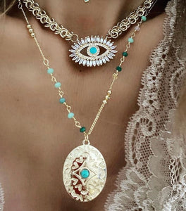 Gold plated necklaces