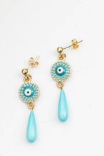 Load image into Gallery viewer, Semi precious stones earrings