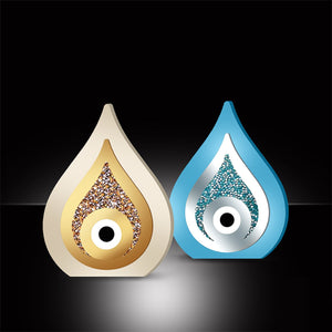 Tear drop evil eye decor