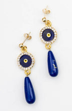 Load image into Gallery viewer, Semi precious stones earrings