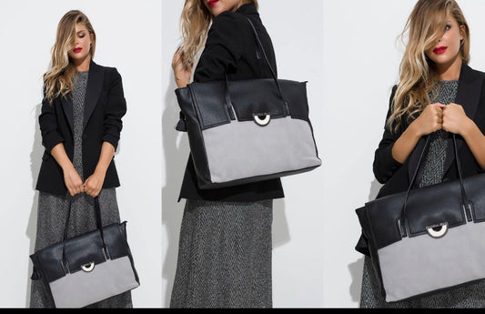 Black /Grey tote